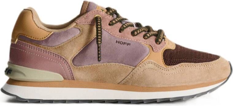 HOFF City Kracow suède sneakers camel lila