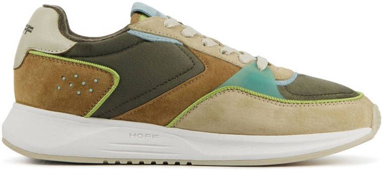 HOFF suede sneakers beige multi