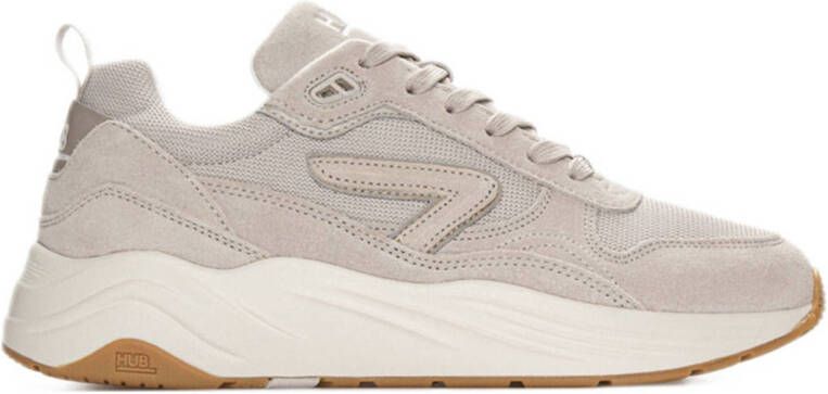 HUB Glide suède sneakers beige