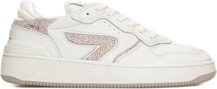 Hub Witte lage sneakers voor dames White Dames