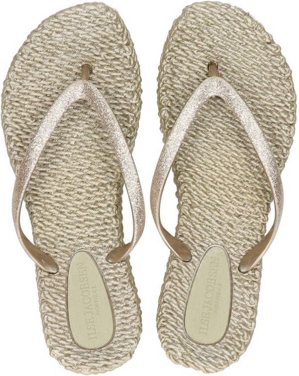 Ilse Jacobsen Cheerful teenslippers goud