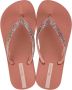 Ipanema Anatomic Lolita teenslippers met glitters oudroze Meisjes Rubber 25 26 - Thumbnail 1