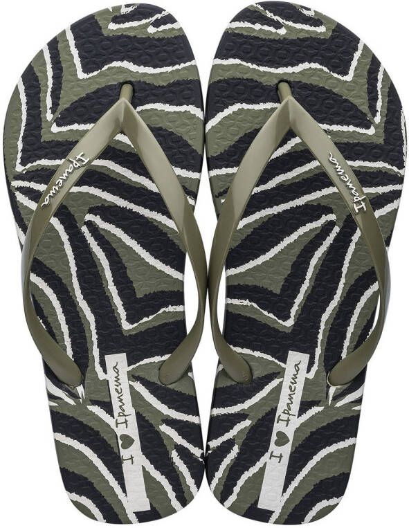 Ipanema Animal Print slipper groen combi