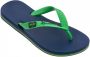 Ipanema Classic Brasil Kids Slippers Jongens Kobalt - Thumbnail 1