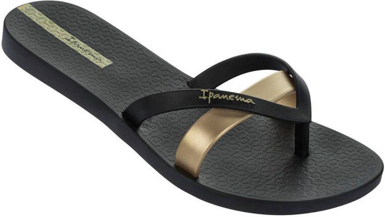 Ipanema Kirey teenslippers zwart goud