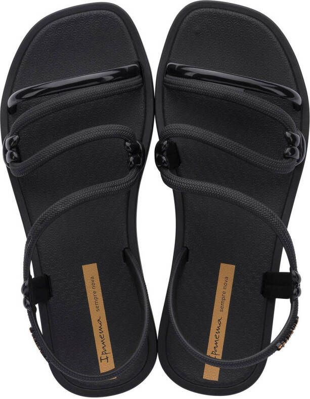 Ipanema Zwarte Solar Sandalen Black Dames