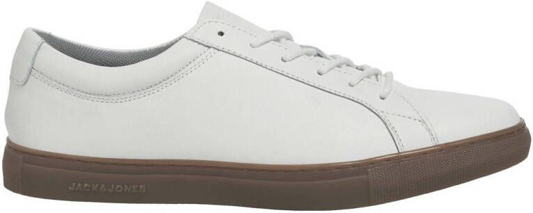 JACK & JONES JFWGALAXY leren sneakers wit