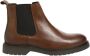 JACK & JONES leren chelsea boots cognac - Thumbnail 1