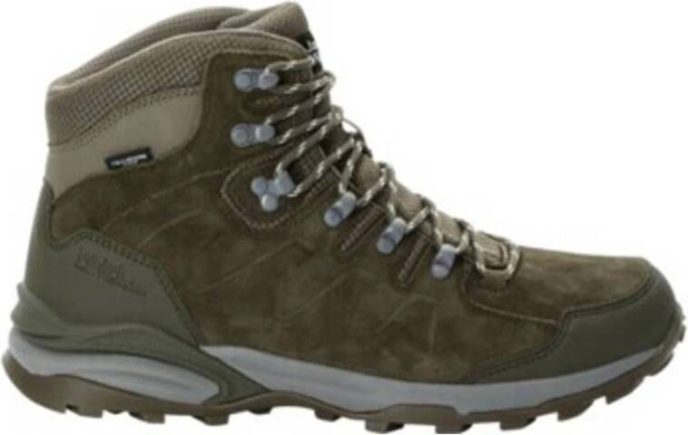 Jack Wolfskin Refugio Texapore Mid Waterdichte wandelschoenen cold coffee