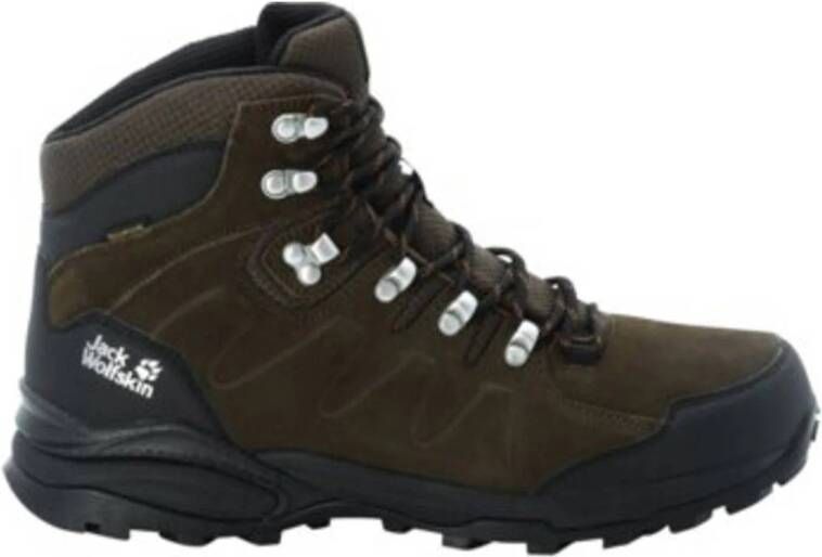 Jack Wolfskin Refugio Texapore Mid Men Waterdichte wandelschoenen Heren Brown Phantom