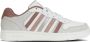 K-Swiss Court Palisander sneakers wit oudroze grijs - Thumbnail 1