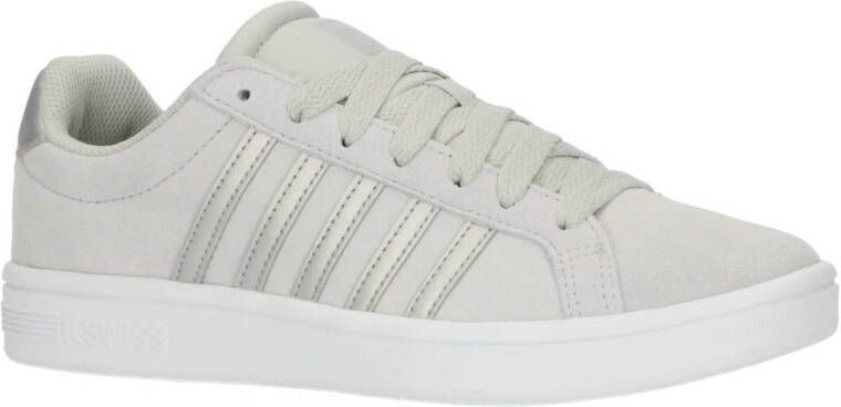 K-Swiss Court Tiebreak SDE sneakers lichtgrijs zilver