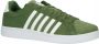 K-SWISS Court Tiebreak suede heren sneakers groen - Thumbnail 1