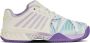 K-Swiss Express Light padelschoenen wit paars aqua - Thumbnail 1