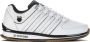 K-Swiss Rinzler leren sneakers wit zwart - Thumbnail 1