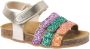 Kipling sandalen met glitters multi Goud Meisjes Imitatieleer Meerkleurig 22 - Thumbnail 2