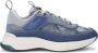 KURT GEIGER LONDON Lage Sneakers Dames Kensington Sneaker Maat: 36 Materiaal: Suède Kleur: Blauw - Thumbnail 1