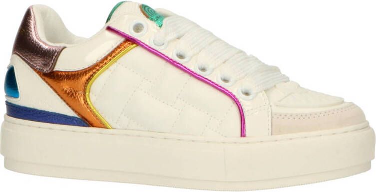 Kurt Geiger Southbank leren sneakers wit multi