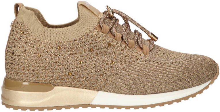 La Strada Instapsneaker goud dames