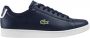 Lacoste Carnaby Evo BL 1 SMA Heren Sneakers Navy - Thumbnail 1