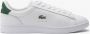 Lacoste Witte sportieve leren sneakers White Heren - Thumbnail 1