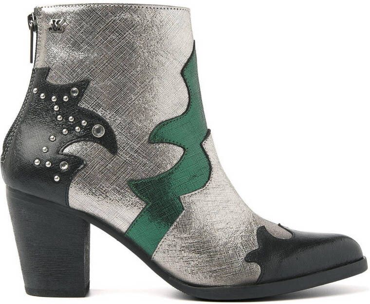 Lazamani Dames Enkellaarsjes 85.609 Green-Multi