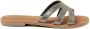 Lazamani Nina Leren Dames Slippers Pewter - Thumbnail 1