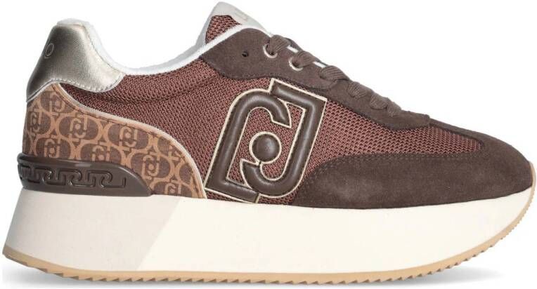 Liu Jo Hoge Top Dames Sneakers Synthetisch Brown Dames