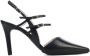 Lodi Pumps Stiletto Dames Damesschoenen Leer Naaldhak hoogte 9 cm Rabia TP Zwart - Thumbnail 1