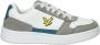 Lyle & Scott Croy sneakers wit grijs blauw Imitatieleer Meerkleurig 29 - Thumbnail 1