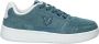 Lyle & Scott suède sneakers blauw Jongens Suede Effen 33 - Thumbnail 1