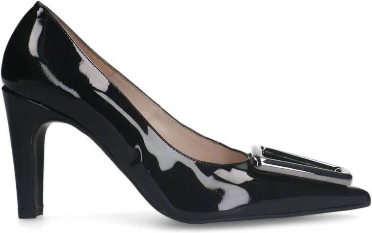 Manfield lakleren pumps zwart