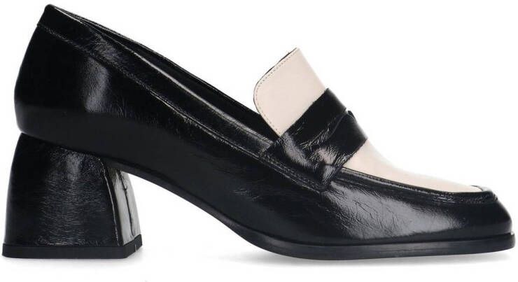 Manfield Dames Zwarte lakleren pumps