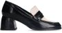 Manfield Dames Zwarte lakleren pumps - Thumbnail 1