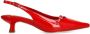 Manfield lakleren slingback pumps rood - Thumbnail 1