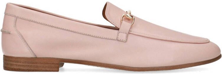 Manfield leren loafers lichtroze