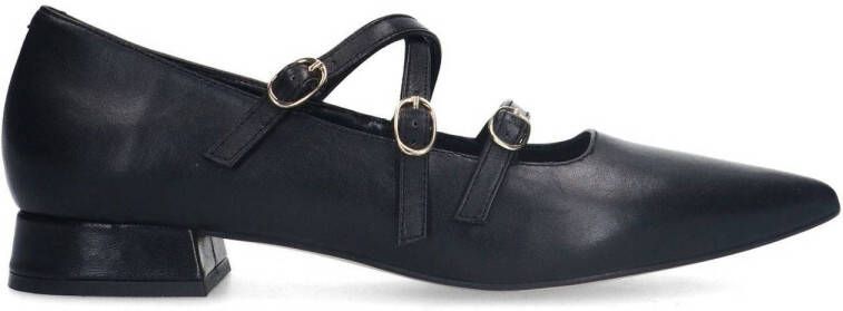 Manfield leren loafers zwart