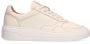 Manfield Heren Beige leren sneakers - Thumbnail 1