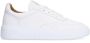 Manfield Witte leren sneakers - Thumbnail 1