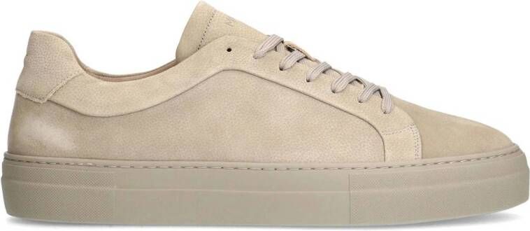 Manfield Heren Beige nubuck sneakers