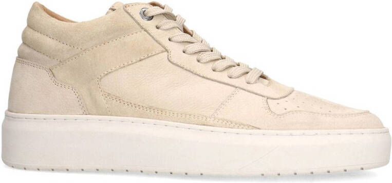 Manfield Heren Beige nubuck sneakers