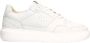 Manfield Heren Witte nubuck sneakers - Thumbnail 1