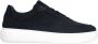 Manfield Heren Zwarte nubuck sneakers - Thumbnail 1