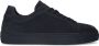 Manfield Heren Zwarte nubuck sneakers - Thumbnail 1