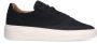 Manfield Heren Zwarte nubuck sneakers - Thumbnail 1