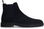 Manfield Heren Donkerblauwe suède chelsea boots - Thumbnail 1