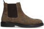 Manfield Heren Taupe suède chelsea boots - Thumbnail 1