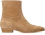 Manfield Beige suède chelsea boots - Thumbnail 1