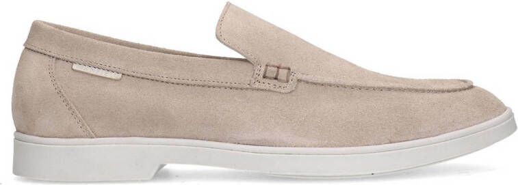 Manfield Heren Beige suède loafers