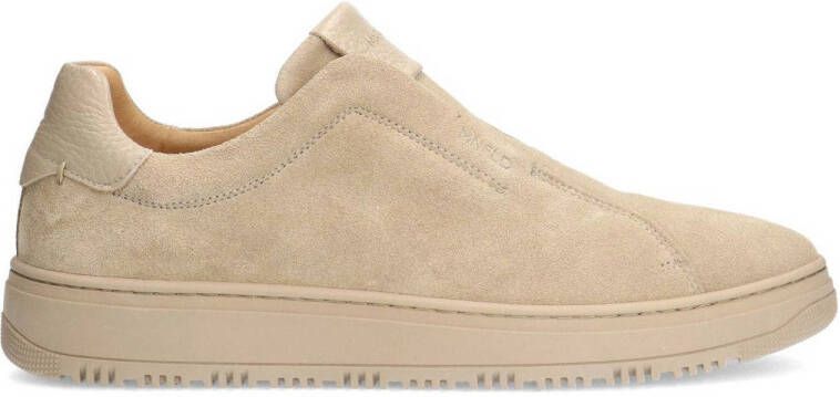 Manfield Heren Beige suède sneakers